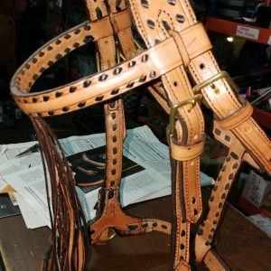 CABEZADA DOBLE COSIDA A CORREA