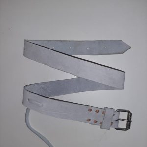 COLLAR VACA CUERO CROMO